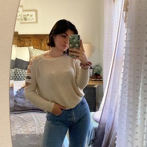 Cutout Knit Sweater